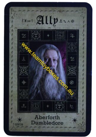 PARTS ONLY - Cluedo Harry Potter Board Game - (1) Aberforth Dumbledore Ally Card Only
