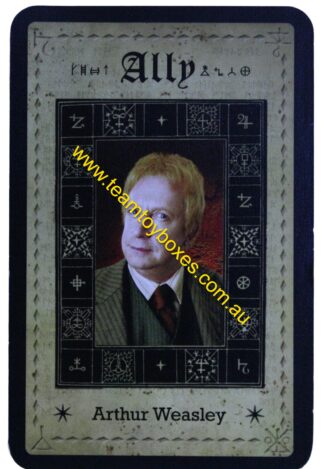 PARTS ONLY - Cluedo Harry Potter Board Game - (1) Arthur Weasley Ally Card Only