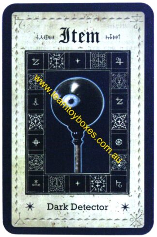 PARTS ONLY - Cluedo Harry Potter Board Game - (1) Dark Detector Item Card Only