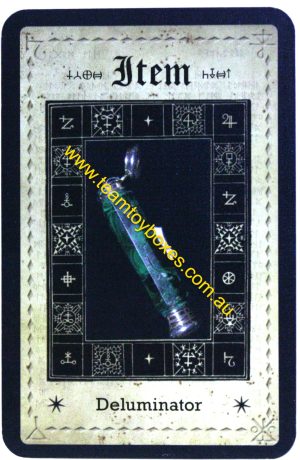 PARTS ONLY - Cluedo Harry Potter Board Game - (1) Deluminator Item Card Only