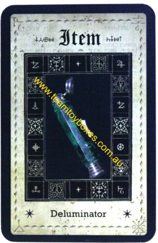 PARTS ONLY - Cluedo Harry Potter Board Game - (1) Deluminator Item Card Only