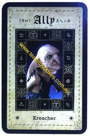 PARTS ONLY - Cluedo Harry Potter Board Game - (1) Kreacher Ally Card Only