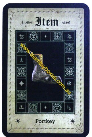 PARTS ONLY - Cluedo Harry Potter Board Game - (1) Portkey Item Card Only