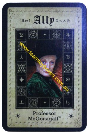 PARTS ONLY - Cluedo Harry Potter Board Game - (1) Professor McGonagall Ally Card Only