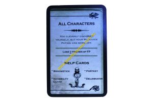 PARTS ONLY - Cluedo Harry Potter Board Game - (1) All Characters (lose 2 pinches) Dark Deck Card Only