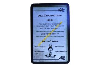 PARTS ONLY - Cluedo Harry Potter Board Game - (1) All Characters (lose 2 pinches) Dark Deck Card Only