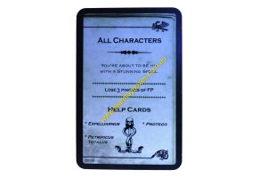 PARTS ONLY - Cluedo Harry Potter Board Game - (1) All Characters (lose 3 pinches) Dark Deck Card Only