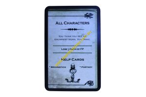 PARTS ONLY - Cluedo Harry Potter Board Game - (1) All Characters (lose 1 pinch) Dark Deck Card Only