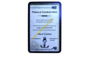 PARTS ONLY - Cluedo Harry Potter Board Game - (1) Female Characters (lose 2 pinches) Dark Deck Card Only