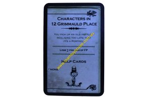 PARTS ONLY - Cluedo Harry Potter Board Game - (1) Characters in 12 Grimmauld Place (lose 2 pinches) Dark Deck Card Only