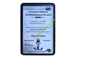 PARTS ONLY - Cluedo Harry Potter Board Game - (1) Characters in 12 Grimmauld Place (lose 3 pinches) Dark Deck Card Only (Copy)