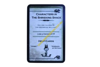 PARTS ONLY - Cluedo Harry Potter Board Game - (1) Characters in The Shrieking Shack (lose 3 pinches) Dark Deck Card Only