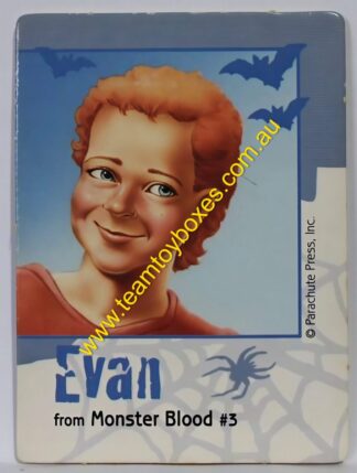 PARTS ONLY - Goosebumps "Terror in The Graveyard" Board Game - (1) "Evan" Pawn Card Only